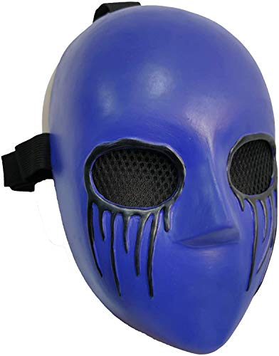 Eyeless Jack Maske Deluxe Latex Gruseliger Killer Cosplay Maskerade Halloween Prop Blau von LePyCos