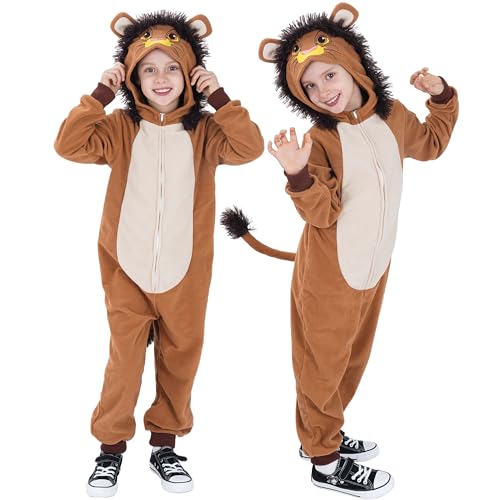 Leadtex Löwen-Kostüm für Kinder, Uni, für Jungen und Mädchen, Tier-Party-Outfit, Größe M 6-8 Leadtex Löwen-Kostüm für Kinder, Uni, für Jungen und Mädchen, Tier-Party-Outfit, Größe M 6-8 von Leadtex
