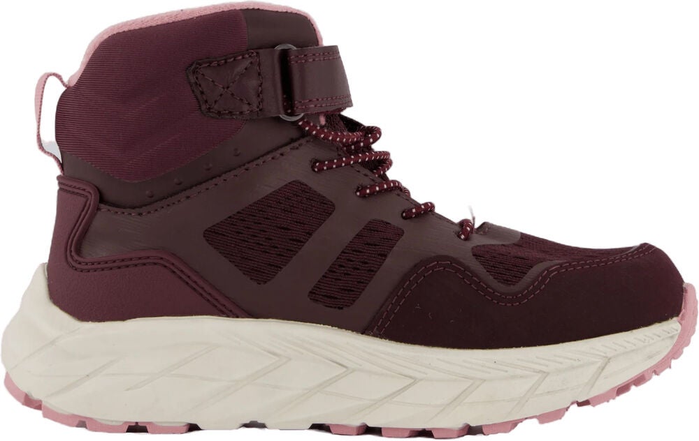 Leaf Karlstad WP  Fleece gefüttert Kinder Sneaker, Burgundy, 28, Kinderschuhe von Leaf
