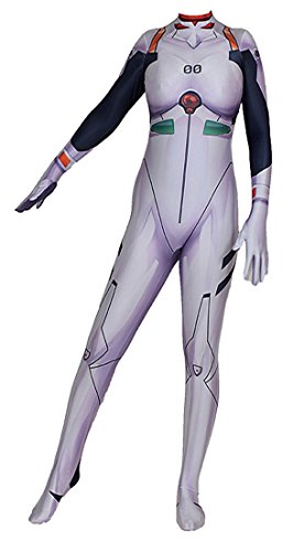 Cosplay Ayanami Rei Zentai Bodysuit Kostüm (XL) von Leaffly