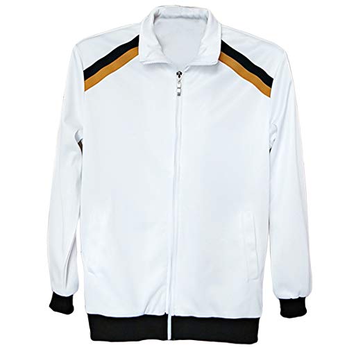 Haikyuu!! Fukurodani Bokuto Akaashi Keiji Cosplay Unisex Kostüm Sportbekleidung Jacke Jersey (M) von Leaffly