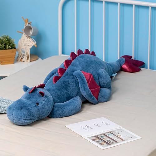 Leahaoe Weighted Stuffed Animal, 110CM Weicher Drachen Spielzeug, 4.5KG Therapeutisches Sensory Toy für Kinder & Erwachsene – Blau/Grün/Rosa/Weiß Leahaoe Weighted Stuffed Animal, 110CM Weicher Drachen Spielzeug, 4.5KG Therapeutisches Sensory Toy für Kinder & Erwachsene – Blau/Grün/Rosa/Weiß von Leahaoe