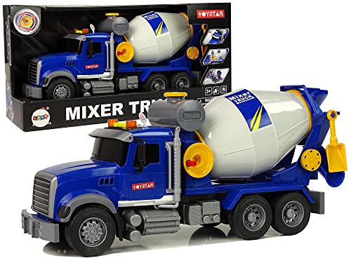 Blauer Betonmischer Rotierende Birne Lichter Geräusche von Lean Toys