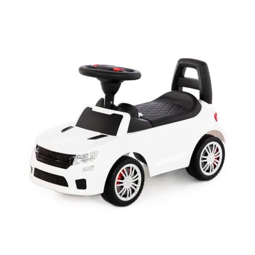 Fahrzeugauffahrt Supercar Nr. 6 mit Sound 84590 Weiß von Lean Toys