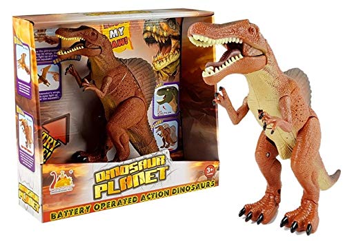 Großer batteriebetriebener Dinosaurier brüllt Tyrannosaurus von Lean Toys