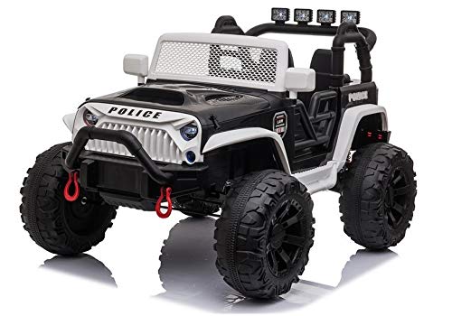 Kinderfahrzeug JC666 Polizei Weiß Kinderfahrzeug JC666 Polizei Weiß von Lean Toys