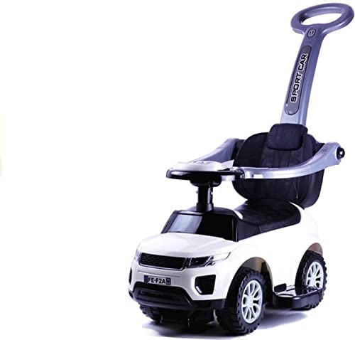 Lean Toys Rutschauto mit der Schiebestange 614W Weiß Rutschfahrzeug Kinderauto Rutscher Lean Toys Rutschauto mit der Schiebestange 614W Weiß Rutschfahrzeug Kinderauto Rutscher von Lean Toys