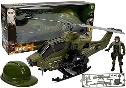 Militär-Helikopter-Soldatenhelm von Lean Toys