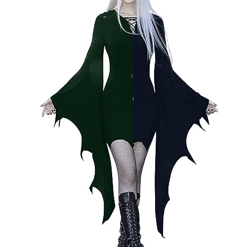 Gothic Kleid Damen Halloween Tile Steampunk Elegantes Gothic Kleid Damen Vampirkostüm Cocktailkleid Vintage Abendkleid aus Spitze Kostüm für Halloween und Karneval Gothic Kleid Damen Halloween Tile Steampunk Elegantes Gothic Kleid Damen Vampirkostüm Cocktailkleid Vintage Abendkleid aus Spitze Kostüm für Halloween und Karneval von Leaomuny