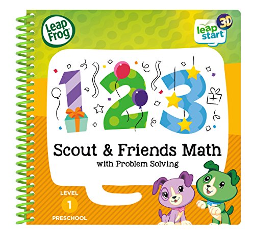 LeapFrog 460703 Scout and Friends Maths 3D Activity Book Lernspielzeug, Mehrfarbig, Einheitsgröße von LeapFrog