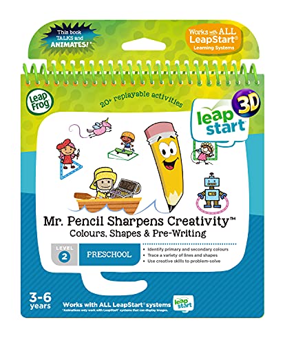 LeapFrog 462603 LeapStart Mr. Pencil Sharpens Creativity, Mehrfarbig, 1.8 x 17.8 x 18.7 cm von LeapFrog