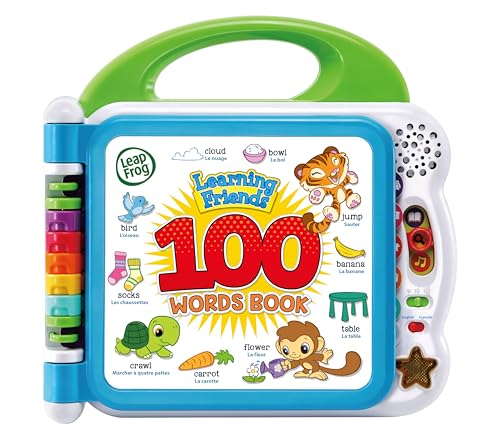 LeapFrog 601503 Learning Friends 100 Words Baby Book Educational and Interactive Bilingual Playbook Toy Toddler and Pre School Boys & Girls 1, 2, 3, 4+ Year Olds, Multi-Colour, One Size LeapFrog 601503 Learning Friends 100 Words Baby Book Educational and Interactive Bilingual Playbook Toy Toddler and Pre School Boys & Girls 1, 2, 3, 4+ Year Olds, Multi-Colour, One Size von LeapFrog