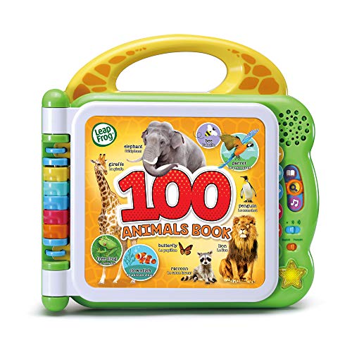 Leapfrog LPF-BOK01 Buch mit 100 Tieren, Mehrfarbig, 24 x 23.5 x 4.5 cm (HWD) von LeapFrog