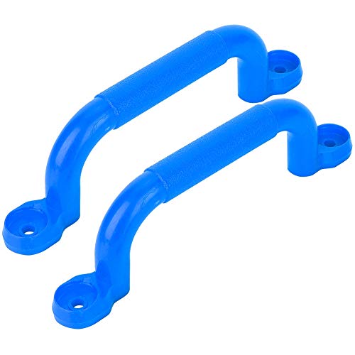 Leapiture 1 Paar Spielplatz für Sicherheitsgröße Plastik Swingset Griff Non -Slip -Spielplatz Grabgriff zum Kletterrahmen Spielhaus (Blau) von Leapiture