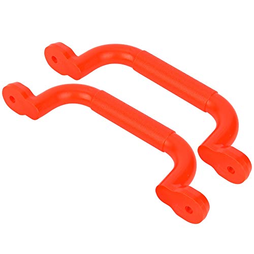 Leapiture 1 Paar Spielplatz für Sicherheitsgröße Plastik Swingset Griff Non -Slip -Spielplatz Grabgriff zum Kletterrahmen Spielhaus (Rot) von Leapiture