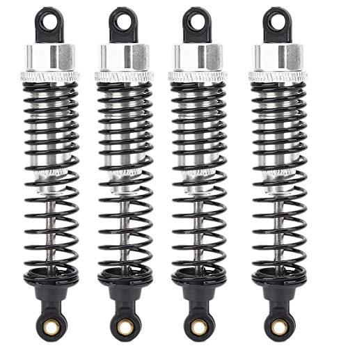 Leapiture RC -Off -Straßenfahrzeug -Metalldämpfer Teile, Fernbedienungsauto -Ersatzteile für 1/10 Fernbedienungsauto -Zubehör 4pcs/Set geeignet (Silber) von Leapiture