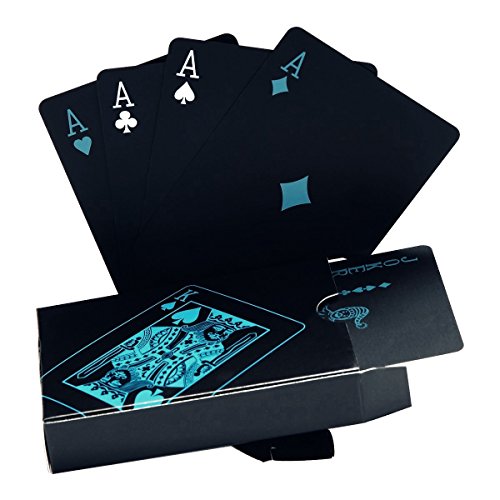 Schwarze Spielkarten Wasserdichtes Pokerkarten Profi Poker Playing Cards Karte Spielkarte Playing Cards aus Plastik Top Qualität Plastic Poker von Hongyantech