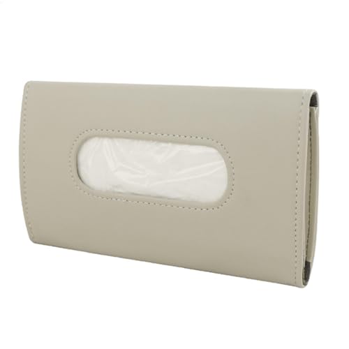 Auto-Visier-Taschentuchhalter, Auto-Taschentuchspender, zum Aufhängen, Papierhandtuchhalter, für Autositz, Rückseite und Fahrzeugseitentür, Mehrzweck-Papiertasche, Serviettenhalter, PU Leder Rücksitz von LearnLyrics