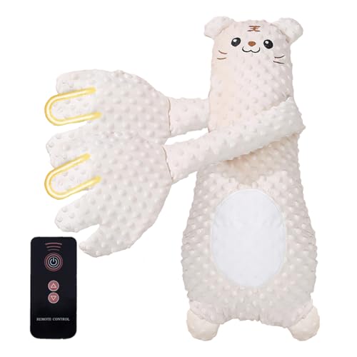Baby Tatting Sleeping Toy – Funktionelles Ashing Plux, weiches Komfortdesign | niedliches Tierklopfen, Schlafhilfe im Kindergarten, Komfortspielzeug aus atmungsaktivem Stoff, Begleiter von LearnLyrics