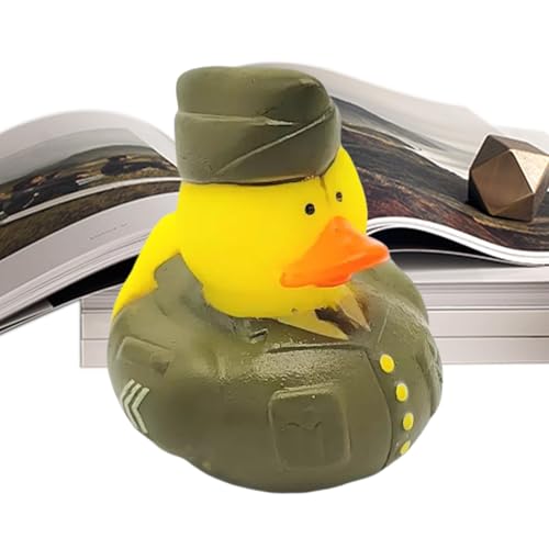 Coole Gummi Enten - Patriotische Gummi Enten, Entenbad Spielzeugkollektion | Tragbare Dekorative Veteranen Ente, Lustige Partybevorzugung Uniformente Enten -Souvenirs Für Duschgeburtstagsfeier Veteran Coole Gummi Enten - Patriotische Gummi Enten, Entenbad Spielzeugkollektion | Tragbare Dekorative Veteranen Ente, Lustige Partybevorzugung Uniformente Enten -Souvenirs Für Duschgeburtstagsfeier Veteran von LearnLyrics