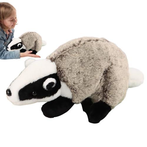 Dachs Soft Toys – Dach gefüllt mit Plüsch – weiche Dächer – flauschiges Spielzeug aus Plüsch | Weiches Kuscheltier – dekoratives Plüschtier für Schlafzimmer, Wohnzimmer, Büro und Zuhause von LearnLyrics
