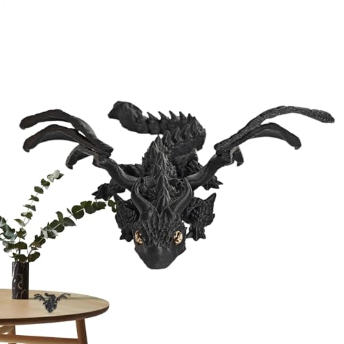 Drache, Fidget Drachen, Fidget Spielzeug für Tiere, 33 cm (13 Zoll), fliegendes Drachenspielzeug, Flexibles Schreibtischspielzeug, Drachenfigur für den Tag, Geburtstag, Neujahr von LearnLyrics