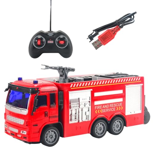 Feuerwehrauto-Spielzeug – Rettungswagen für Kleinkinder, Einsatzfahrzeug-Spielset | Reibungsbetriebenes Bewegungsdesign, interaktive Tasten und Sirene, robustes Kunststoffgehäuse mit lustigen Farben f Feuerwehrauto-Spielzeug – Rettungswagen für Kleinkinder, Einsatzfahrzeug-Spielset | Reibungsbetriebenes Bewegungsdesign, interaktive Tasten und Sirene, robustes Kunststoffgehäuse mit lustigen Farben f von LearnLyrics