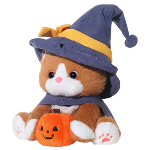 Gefüllte Katze tragen - Halloween Katze Plüsch, gefülltes Kätzchenspielzeug | Entzückende 10 Zoll Plüschpuppe, gemütliches dekoratives Geschenk für Mädchen Baby Party Geburtstagsbett Sofa W Gefüllte Katze tragen - Halloween Katze Plüsch, gefülltes Kätzchenspielzeug | Entzückende 10 Zoll Plüschpuppe, gemütliches dekoratives Geschenk für Mädchen Baby Party Geburtstagsbett Sofa W von LearnLyrics