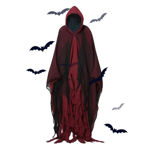 Gruseliger Halloween-Umhang, Uni-Halloween-Umhang, Kapuze mit Kapuze für Erwachsene - Weinende aus Leinenstoff für Thema, Halloween und Rollenspielaktivitäten Gruseliger Halloween-Umhang, Uni-Halloween-Umhang, Kapuze mit Kapuze für Erwachsene - Weinende aus Leinenstoff für Thema, Halloween und Rollenspielaktivitäten von LearnLyrics