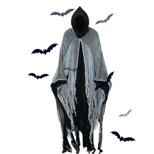 Gruseliger Halloween-Umhang, Uni-Halloween-Umhang, Kapuze mit Kapuze für Erwachsene - Weinende aus Leinenstoff für Thema, Halloween und Rollenspielaktivitäten Gruseliger Halloween-Umhang, Uni-Halloween-Umhang, Kapuze mit Kapuze für Erwachsene - Weinende aus Leinenstoff für Thema, Halloween und Rollenspielaktivitäten von LearnLyrics