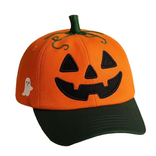 Halloween Kürbishut - Laterne Baseballkappe, einstellbare Kostüm -Kopfbedeckung | Fourt Herbst Celebration Party Accessoire, Holiday Festival Masquerade Outfit mit Veranstaltungen für Männer Frauen Te von LearnLyrics