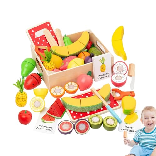 Holzspiel-Lebensmittel-Set – Behaupten, dass Obstspielzeug, lehrreiches Küchenspielset | Sicheres Holzgemüse-Set, nachhaltige Spielaktivität für alle Holzspiel-Lebensmittel-Set – Behaupten, dass Obstspielzeug, lehrreiches Küchenspielset | Sicheres Holzgemüse-Set, nachhaltige Spielaktivität für alle von LearnLyrics