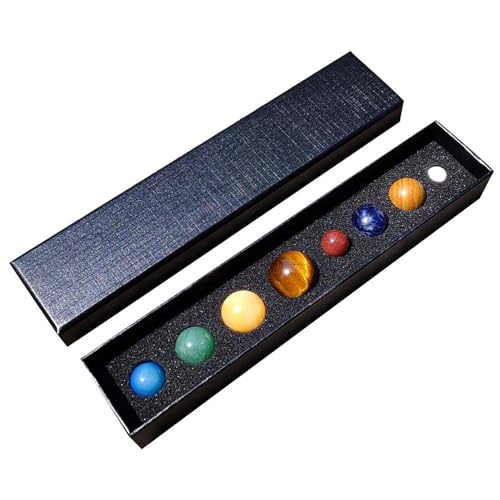 Kristallset Planet Edelsteinkugeln Set von Non Reiki Kreatives Geschenk Himmelblau Home Kristallset Planet Edelsteinkugeln Set von Non Reiki Kreatives Geschenk Himmelblau Home von LearnLyrics