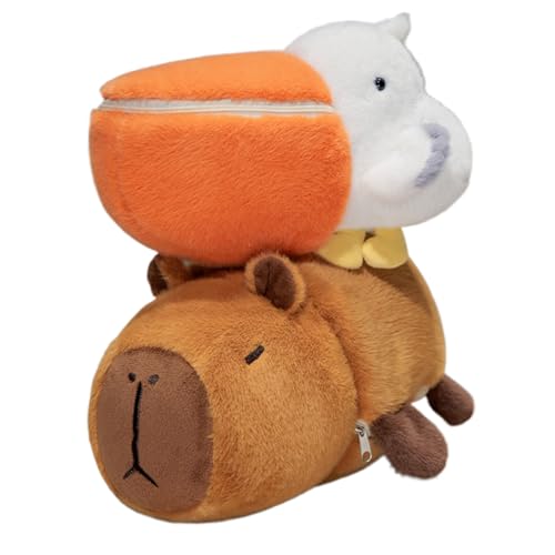 LearnLyrics Capybara Plush 30 cm Cast Capybara Kostüm, Ultra-weiche Kinderplüsch-, Multi-Us-Kissen- und Geburtstagsgeschenk für eine Weichheit und EIN konkurrenzloser Komfort. Kinder () von LearnLyrics
