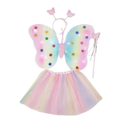 LearnLyrics Fairy Wings for Girls Butterfly Wings Little Girl ostume Dress Up Wings for Pretend Play von LearnLyrics