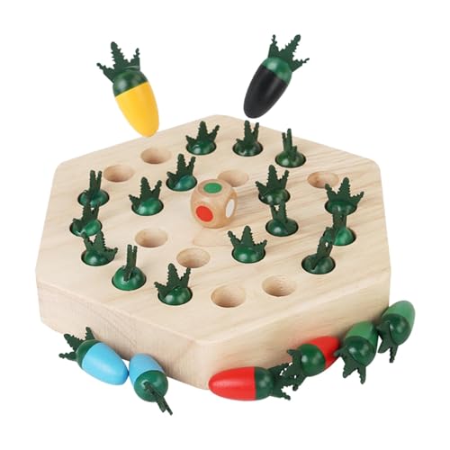 LearnLyrics Holzgedächtnisspiel, Karottenerntenspielzeug, Karottenholzspiel für Kinder, frühes interaktives Spielzeug für das Alter zur Verbesserung der Konzentration LearnLyrics Holzgedächtnisspiel, Karottenerntenspielzeug, Karottenholzspiel für Kinder, frühes interaktives Spielzeug für das Alter zur Verbesserung der Konzentration von LearnLyrics