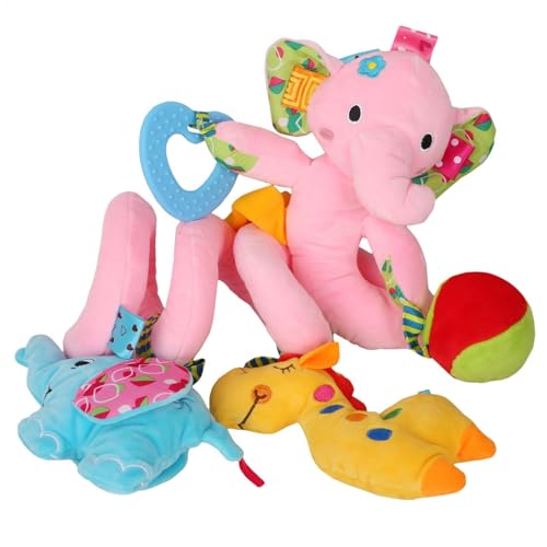 LearnLyrics Kinderwagenspielzeug, Rasseln aus Plüsch – Musik Spielzeug aus Plüsch – Cartoon Children Supplies, Soft Animal Rassel mit Ton für Wiege, Wiege, LearnLyrics Kinderwagenspielzeug, Rasseln aus Plüsch – Musik Spielzeug aus Plüsch – Cartoon Children Supplies, Soft Animal Rassel mit Ton für Wiege, Wiege, von LearnLyrics