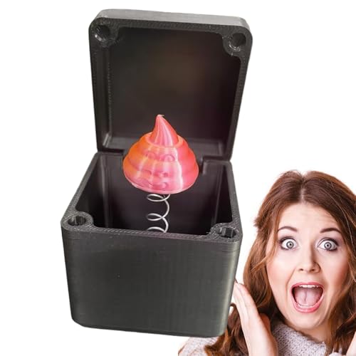 LearnLyrics Lustige Streichbox, Poo Box Streichspielzeug - Parodie-Spielzeug, Mittelfinger-Überraschungsgeschenkbox, Streich-Kacke, Überraschungsgeschenkbox, Party-Essential von LearnLyrics