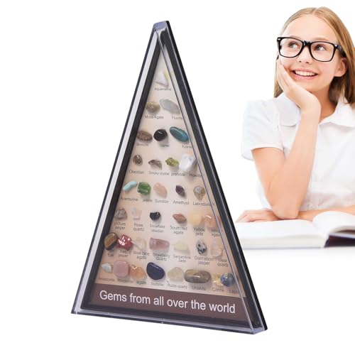 LearnLyrics Sammlung von Steinen und Mineralien für 36 geologische Edelsteine mit Vitrine und Bildungsinformationen über und Mineralien für GA LearnLyrics Sammlung von Steinen und Mineralien für 36 geologische Edelsteine mit Vitrine und Bildungsinformationen über und Mineralien für GA von LearnLyrics
