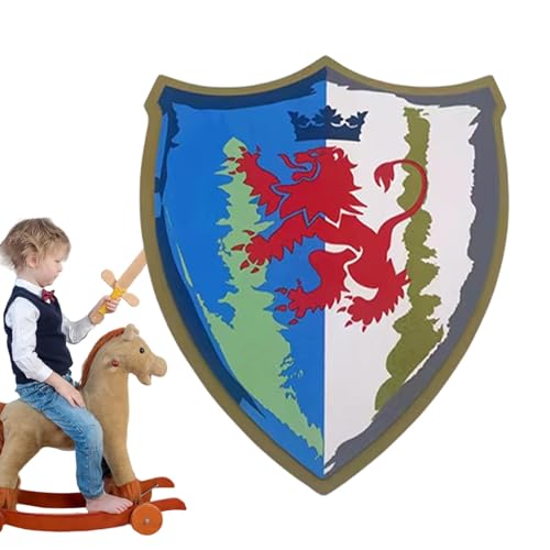 LearnLyrics Schaumstoff-Schild-Spielzeug,Schaum-Spielzeug-Schild | Mittelalterliche Polsterwaffen für Kinder | Tragbare Schaumstoffwaffen, Kostüm-Rollenspielzubehör für Mädchen, Jungen, Kinder von LearnLyrics