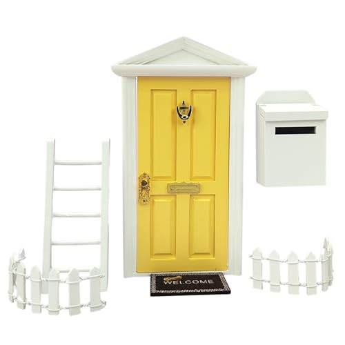 Märchenhaustür – Dekoration für den Außenbereich, Miniatur, 1:12 Bühnenzubehör | Tiny Fairy Garden Educational Toy Kit Creative Elf Szene Dekoration für Dekoration Märchenhaustür – Dekoration für den Außenbereich, Miniatur, 1:12 Bühnenzubehör | Tiny Fairy Garden Educational Toy Kit Creative Elf Szene Dekoration für Dekoration von LearnLyrics