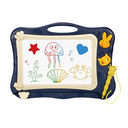Magnetisches Zeichenbrett - der Magnetplatine für Kinder, Löschbares Magnetniehebrett, Kritzelbrett Schreiben von Malerei Doodle Board, Löschbares Doodle Drawing Pad Lern- und Bildungsspielzeug von LearnLyrics