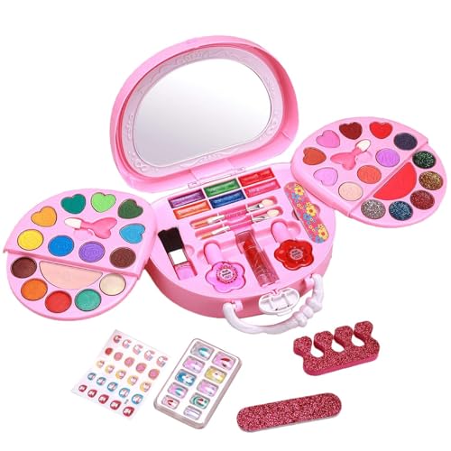 Make-up-Set Spielzeug – sieht so aus, als würde man ein Make-up-Spielzeug spielen, waschbares Make-up-Set | Waschbares Make-up-Set für Mädchen, sicher und vollständig, um so auszusehen Make-up-Set Spielzeug – sieht so aus, als würde man ein Make-up-Spielzeug spielen, waschbares Make-up-Set | Waschbares Make-up-Set für Mädchen, sicher und vollständig, um so auszusehen von LearnLyrics