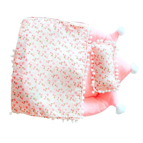 Miniaturpuppenbettwäsche Set - Puppenhaus Schlafzimmer Möbel, Rollenspiel -Accessoire Kit | Sammlerspielzeugmöbeldekoration Bündel, tat vor, Schlaf Set mit Kissendecke für Tochter Sohn Kinder Mädchen von LearnLyrics