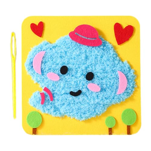Nadelspitzen-Set, Bastelset, Vorschulspielzeug für Kleinkinder, Stickerei-Sets mit Tiermotiven für Jungen, Mädchen, Geburtstag, Ostern Nadelspitzen-Set, Bastelset, Vorschulspielzeug für Kleinkinder, Stickerei-Sets mit Tiermotiven für Jungen, Mädchen, Geburtstag, Ostern von LearnLyrics