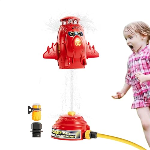 Raketensprinkler für Kinder, Garten Rasenspielzeug,Nette 360 ° rotierende Hofsprinkler - Outdoor Kids Water Toys Games für den Backyard Lawn Park Raketensprinkler für Kinder, Garten Rasenspielzeug,Nette 360 ° rotierende Hofsprinkler - Outdoor Kids Water Toys Games für den Backyard Lawn Park von LearnLyrics