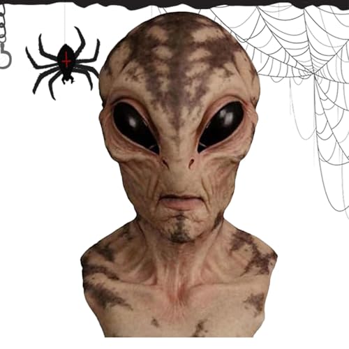 Realistische Alien-Maske, lustige Halloween-Alien-Maske | Gruselige Alien-Maske | Gruselige Alien-Maske, Cosplay-Grusel-Horror-Maske, Party-Requisiten, lustiges Halloween-Kostüm für Männer Realistische Alien-Maske, lustige Halloween-Alien-Maske | Gruselige Alien-Maske | Gruselige Alien-Maske, Cosplay-Grusel-Horror-Maske, Party-Requisiten, lustiges Halloween-Kostüm für Männer von LearnLyrics