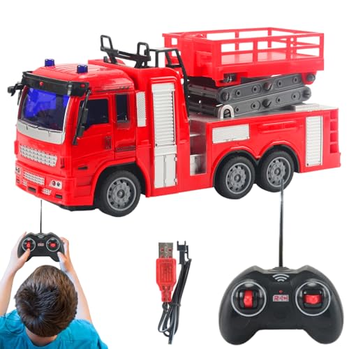 Rettungsfahrzeug-Spielzeug – Feuerwehrauto-Spielzeug für Kleinkinder, Push-and-Go-Motor, Notfall-Spielset | Helle Leuchtfunktionen, robuste, kindersichere Konstruktion, leichtgängige mit Soundef Rettungsfahrzeug-Spielzeug – Feuerwehrauto-Spielzeug für Kleinkinder, Push-and-Go-Motor, Notfall-Spielset | Helle Leuchtfunktionen, robuste, kindersichere Konstruktion, leichtgängige mit Soundef von LearnLyrics