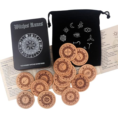 Runen für Anfänger - 14 spirituelle Holzstücke - Gottesding Symbolische Muster auf diesen Runensteinen erhöhen die Wahrnehmung und bieten einen Leitfaden zur Lösung von Dilemmata. Ihre unterschiedlic Runen für Anfänger - 14 spirituelle Holzstücke - Gottesding Symbolische Muster auf diesen Runensteinen erhöhen die Wahrnehmung und bieten einen Leitfaden zur Lösung von Dilemmata. Ihre unterschiedlic von LearnLyrics
