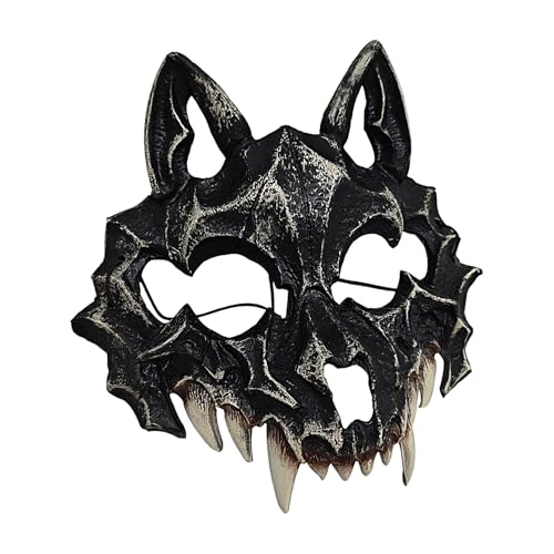 Scary Skull Maske – Headgear Wolf Bone, Horror Tier MSK | Halloween Kostüm Prop Prop, Cosplay Party Skull msk Dekoration Beast Skull Cosplay msk mit Bone Textur für Halloween Performance Scary Skull Maske – Headgear Wolf Bone, Horror Tier MSK | Halloween Kostüm Prop Prop, Cosplay Party Skull msk Dekoration Beast Skull Cosplay msk mit Bone Textur für Halloween Performance von LearnLyrics